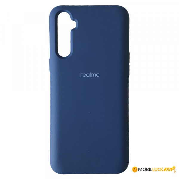  Silicone Case Full Realme 6 Navy blue