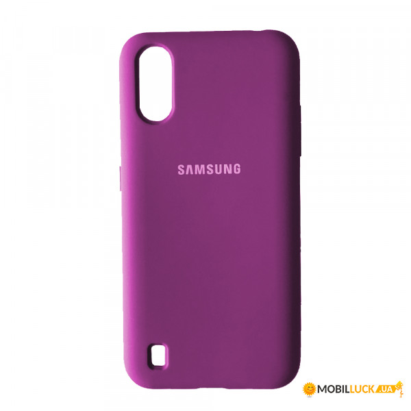  Silicone Case Full Samsung A01 (A015) Grape