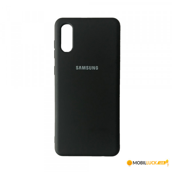  Silicone Case Full Samsung A02 (A022) Black