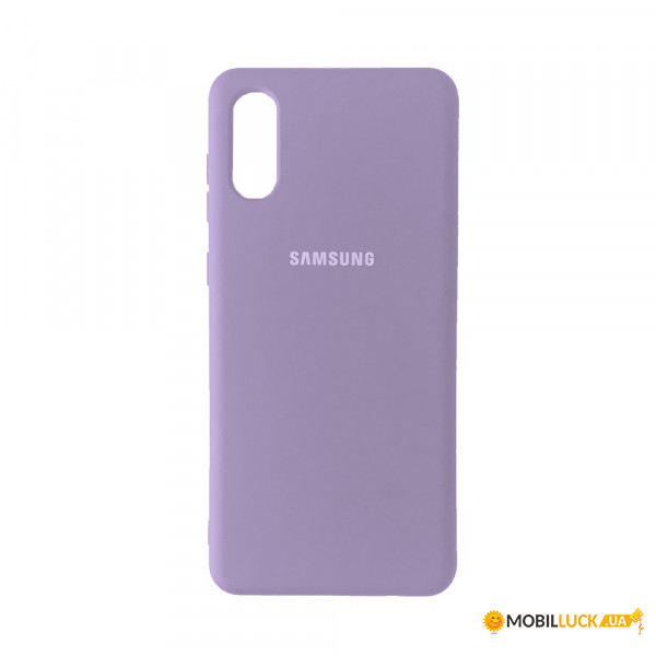  Silicone Case Full Samsung A02 (A022) Lilac