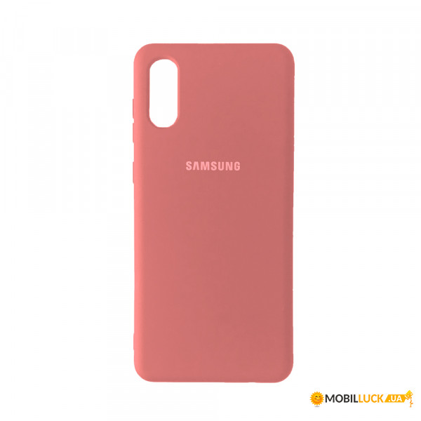  Silicone Case Full Samsung A02 (A022) Pink