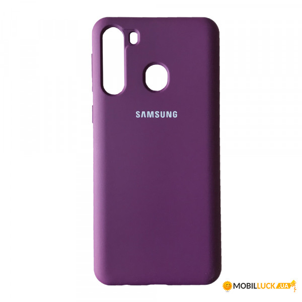  Silicone Case Full Samsung A21 (A215) Grape