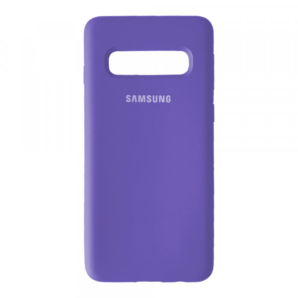  Silicone Case Full Samsung S10 Lilac