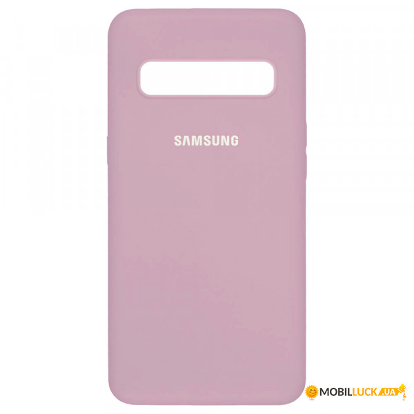  Silicone Case Full Samsung S10 Pink