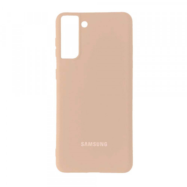  Silicone Case Full Samsung S21 Pink Sand