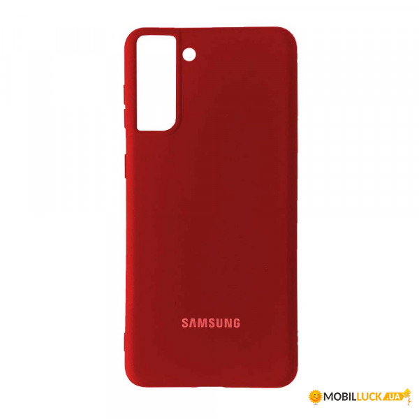  Silicone Case Full Samsung S21 Plus Red