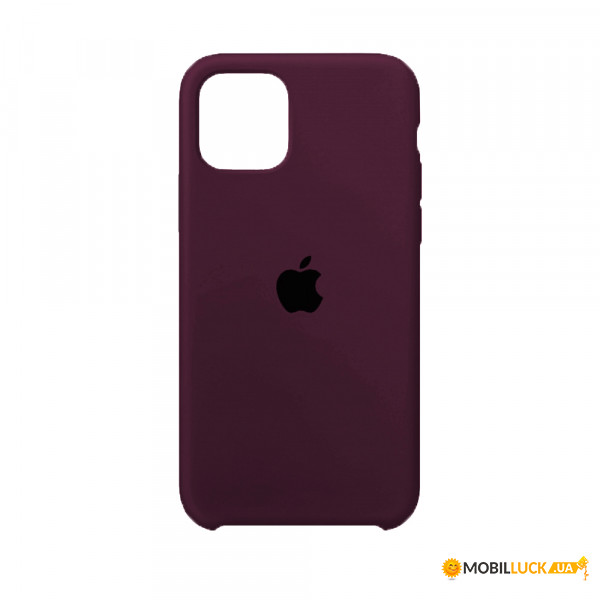 Silicone case iPhone 11 (67) plum