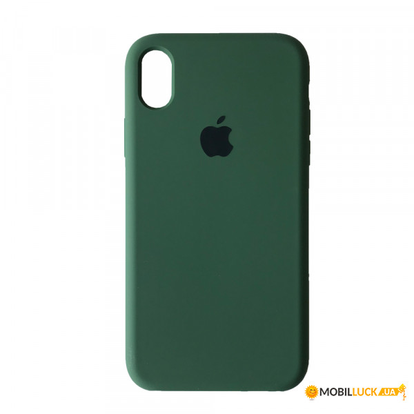  Silicone case iPhone XR (57new) dark green