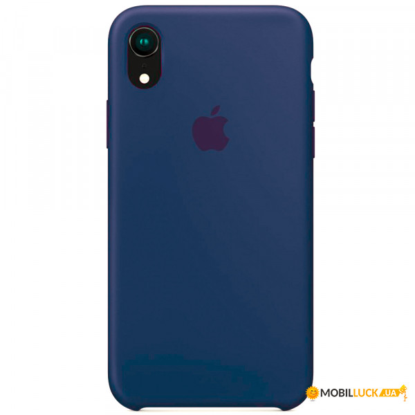  Silicone case iPhone XR (63) deep navy