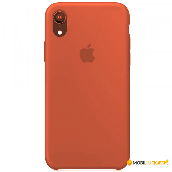  Silicone case iPhone XR (66) kumquat