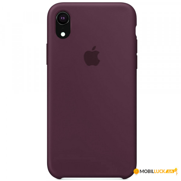  Silicone case iPhone XR (67) plum