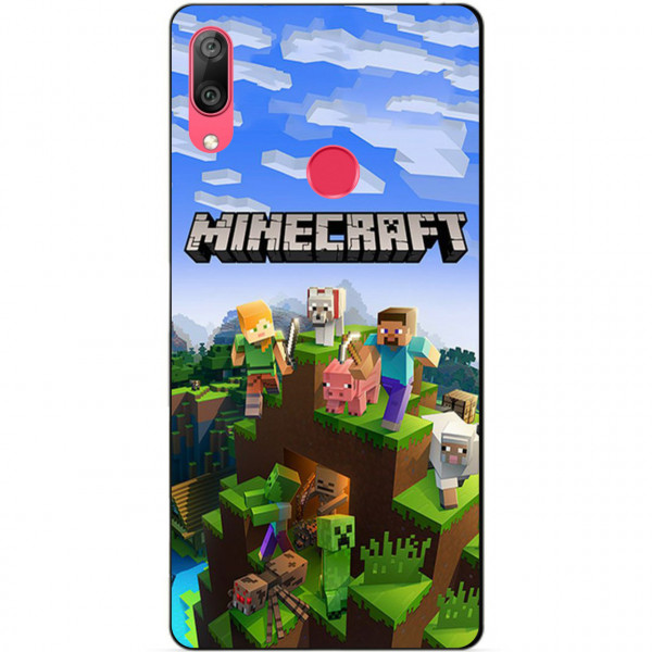    Coverphone Huawei Y7 2019 Minecraft