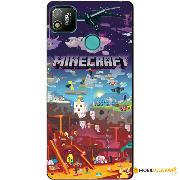    Coverphone  Tecno Pop 4   Minecraft