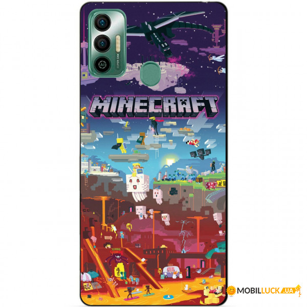    Coverphone  Tecno Spark 7   Minecraft