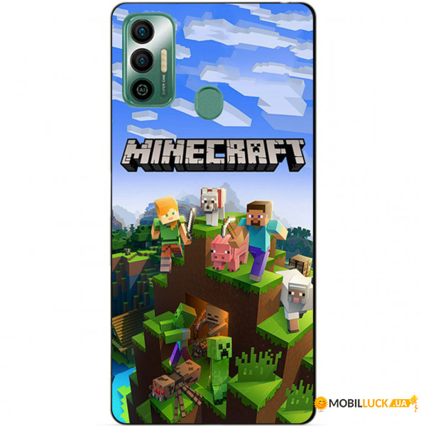    Coverphone  Tecno Spark 7   Minecraft