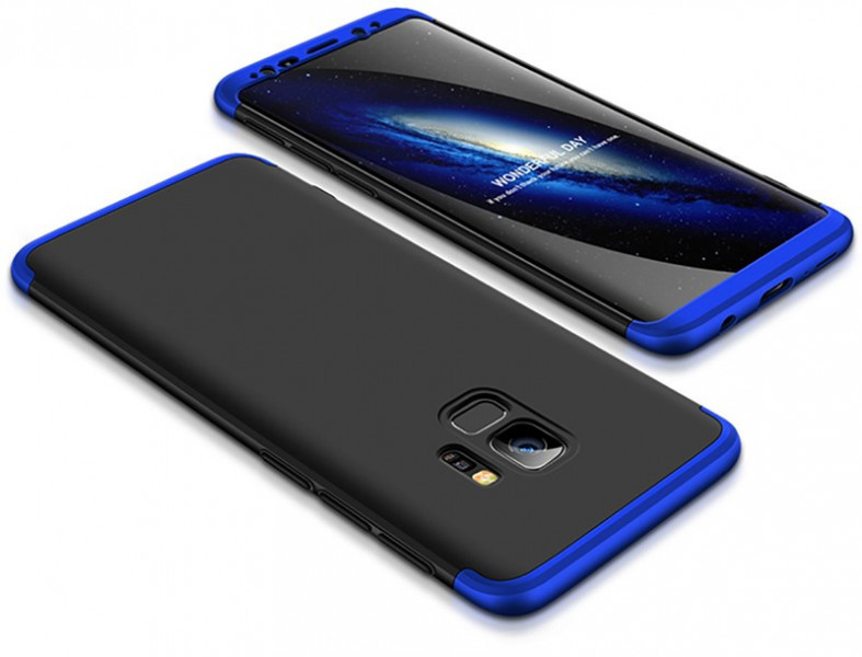 - GKK 3 in 1 Hard PC Case Samsung Galaxy S9 Blue/Black