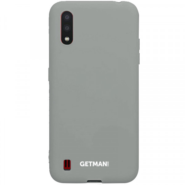  Silicone Cover Getman for Magnet Samsung Galaxy A01  / Mist Blue