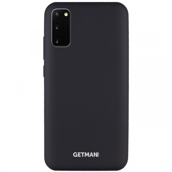  Silicone Cover Getman for Magnet Samsung Galaxy S20  / Black