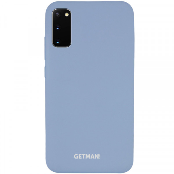  Silicone Cover Getman for Magnet Samsung Galaxy S20  / Mist Blue