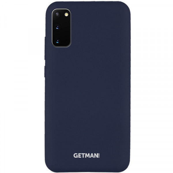  Silicone Cover Getman for Magnet Samsung Galaxy S20  / Gray Cobalt