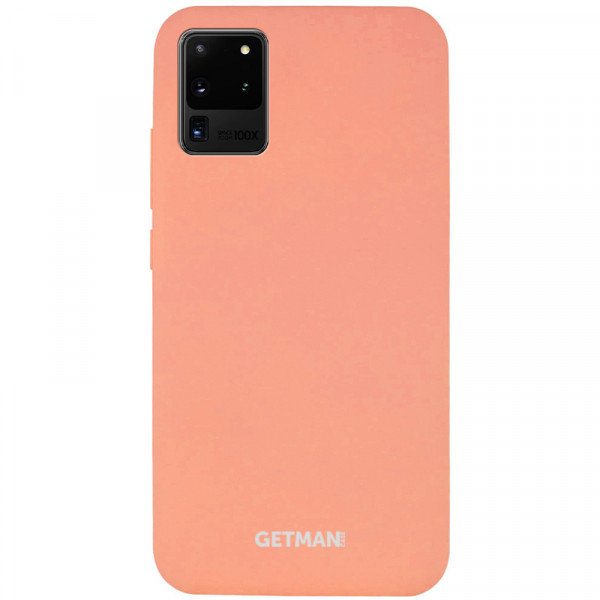  Silicone Cover Getman for Magnet Samsung Galaxy S20 Ultra  / Flamingo