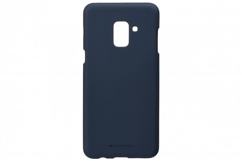   TPU Goospery Soft Feeling Jelly  Samsung A8 2018 A530 Midnight Blue (8809550413474