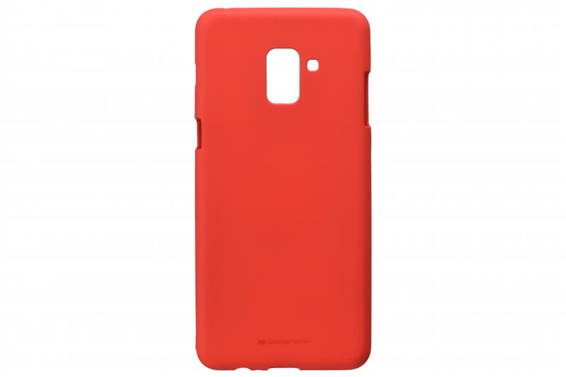   TPU Goospery Soft Feeling Jelly  Samsung A8 Plus 2018 A730 Red (8809550413535)