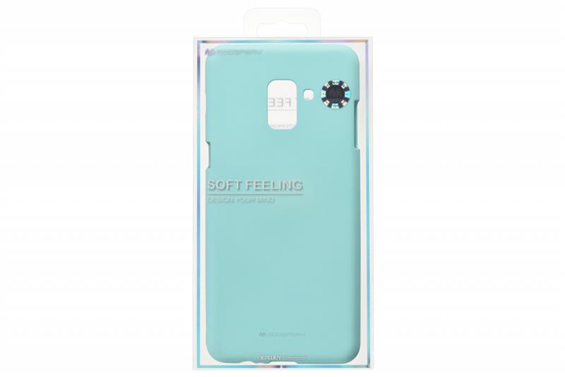   TPU Goospery Soft Feeling Jelly  Samsung A8 Plus 2018 A730 Mint (8809550413559)