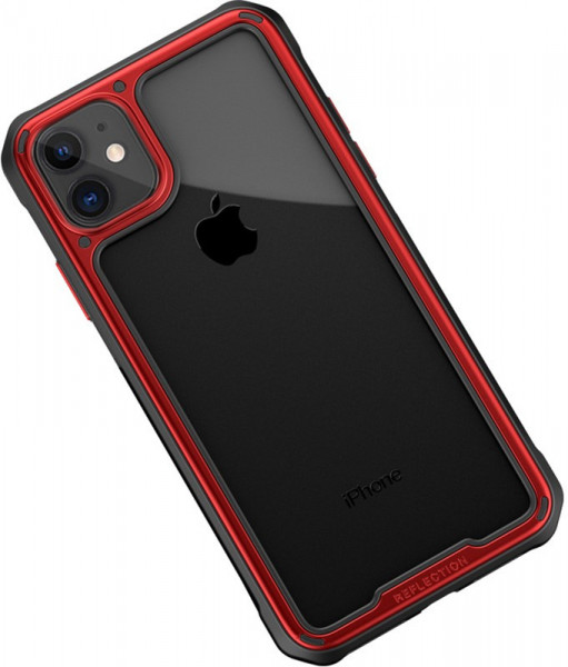 - Ipaky Mufull Series TPU+PC Case Apple iPhone 11 Red