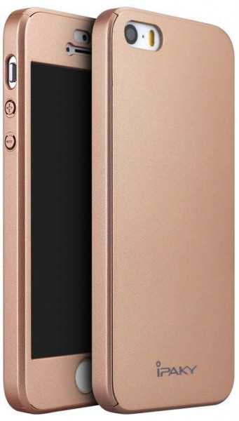 - Ipaky 360 PC Whole round case 3 in 1 iPhone 5/5s/SE Rose Gold #I/S