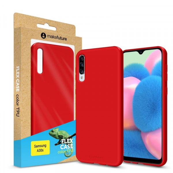   TPU MakeFuture Flex  Samsung A30s A307 Red (MCF-SA30SRD)