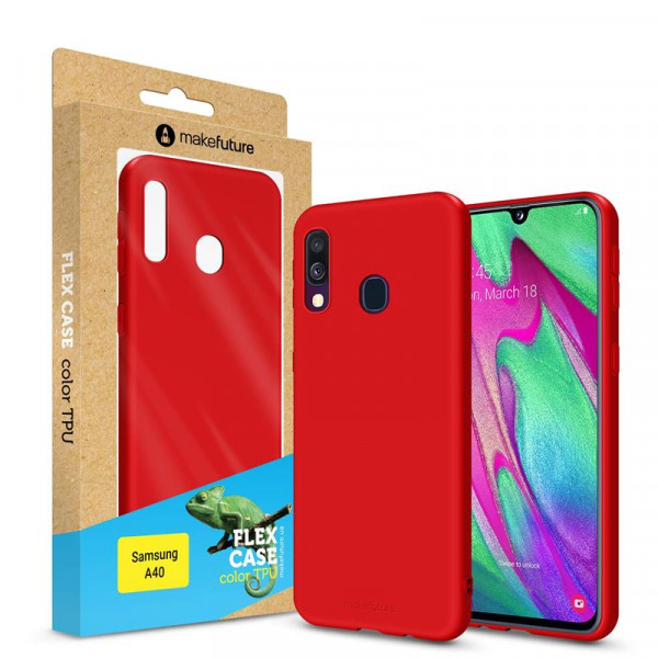   TPU MakeFuture Flex  Samsung A40 A405 Red (MCF-SA405RD)