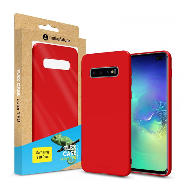   TPU MakeFuture Flex  Samsung S10 Plus G975 Red (MCF-SS10PRD)