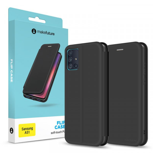   PU MakeFuture Flip  Samsung A51 A515 Black (MCP-SA51BK)