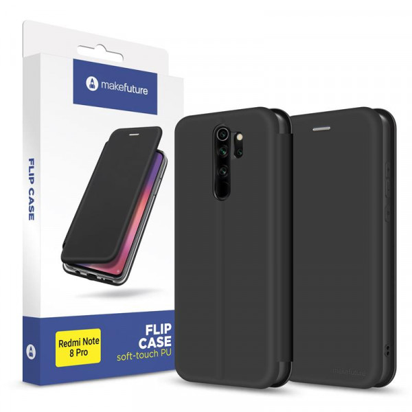   PU MakeFuture Flip  Xiaomi Redmi Note 8 Pro Black (MCP-XRN8PBK)