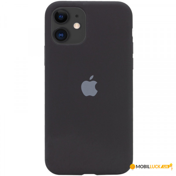   Silicone Full Case AA Open Cam Apple iPhone11 Black (FullOpeAAKPi11-14)