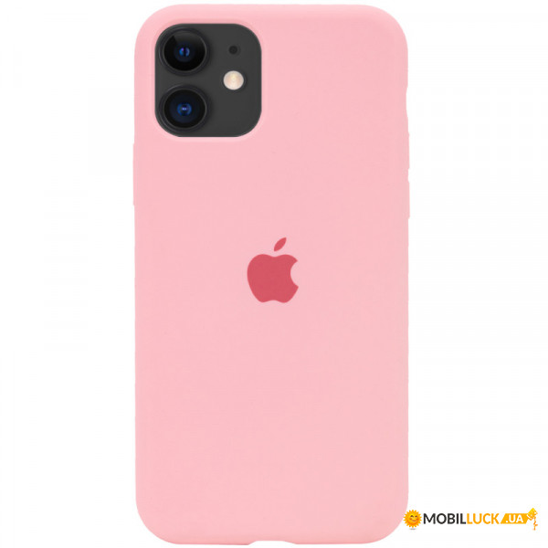   Silicone Full Case AA Open Cam Apple iPhone11 Pink (FullOpeAAKPi11-41)