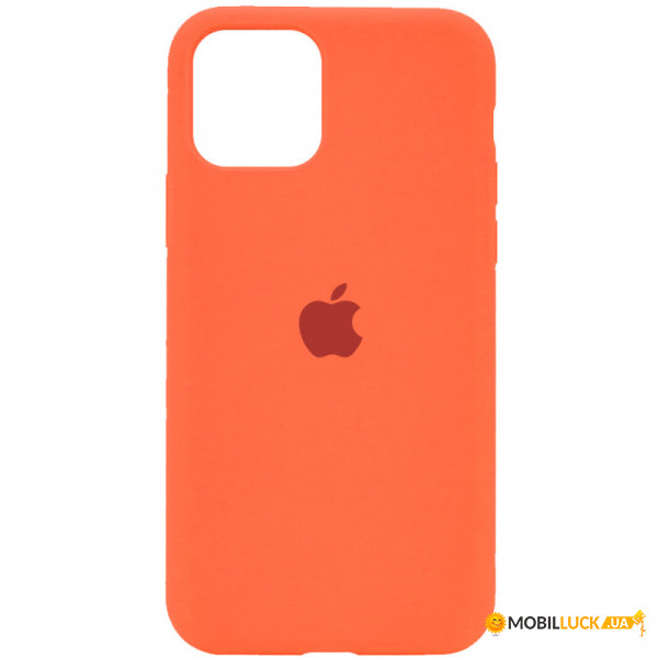   Silicone Full Case AA Open Cam Apple iPhone11 Orange (FullOpeAAKPi11-52)