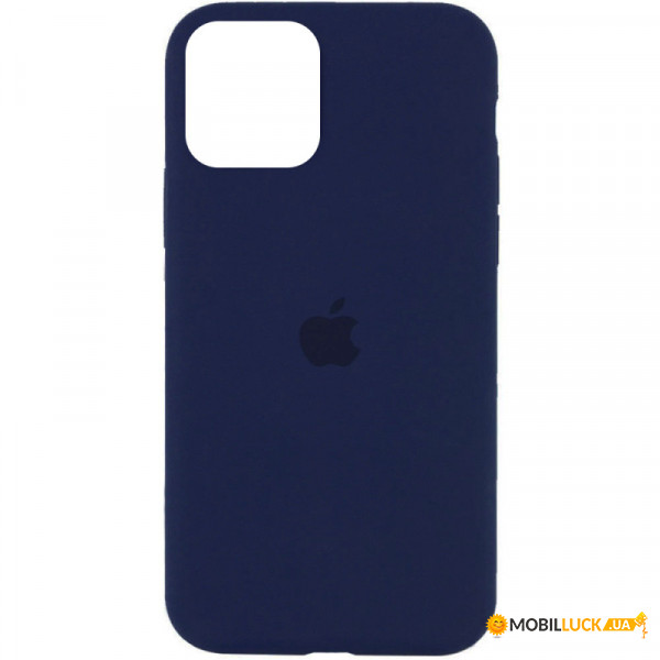   Silicone Full Case AA Open Cam Apple iPhone11 Dark Blue (FullOpeAAKPi11-7)