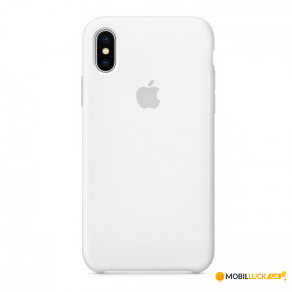  Silicone Case  iPhone Xs White