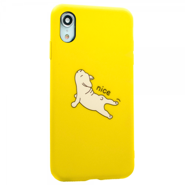  TTech Yellowish TPU Case Apple iPhone Xr Design 3 (BS-000062828)