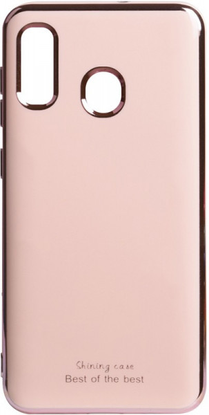 - Toto Electroplate TPU 2mm Case Samsung Galaxy A20/A30 Rose Gold