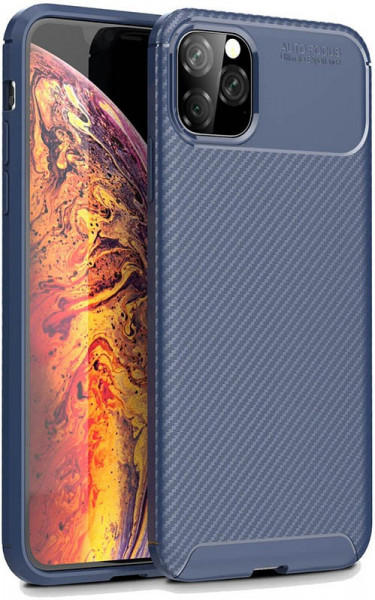 - Toto TPU Carbon Fiber 1,5mm Case Apple iPhone 11 Pro Max Dark Blue