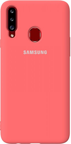 - Toto Silicone Full Protection Case Samsung Galaxy A20s Peach Pink