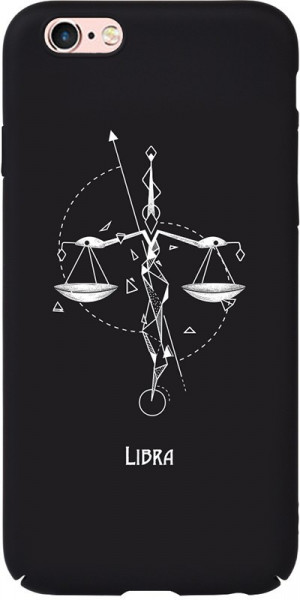 - TOTO Full PC Print Case Apple iPhone 6 Plus/6S Plus #163_Libra Black #I/S