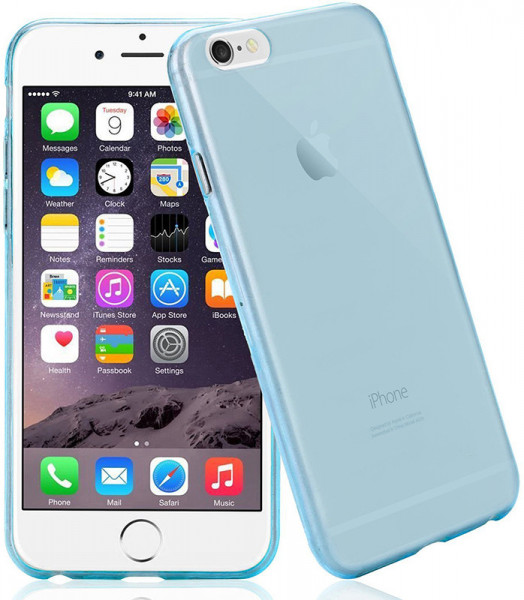 - TOTO TPU case 0.2mm iPhone 6/6s Clear/Blue #I/S