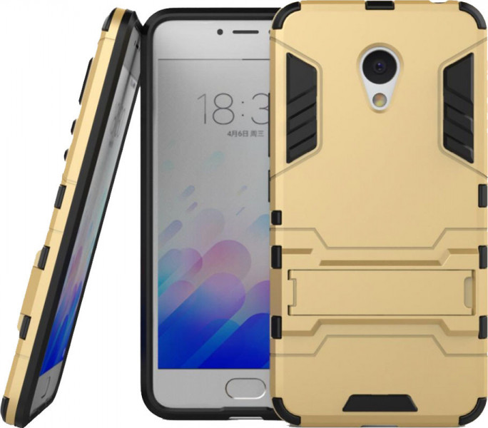 - TOTO TPU+PC Shockproof case Meizu M3S Gold #I/S