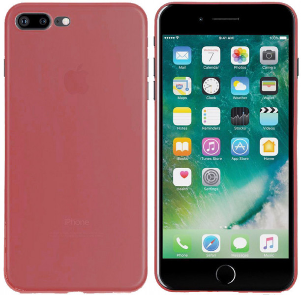 - Toto Ultra Thin TPU Case iPhone 7 Plus/8 Plus Red