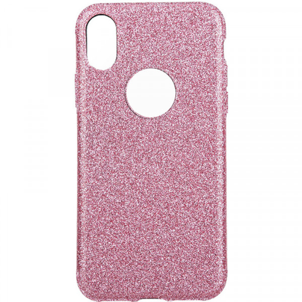 - Toto 2 in1 tpu + glitter paper case iPhone X Rose Gold