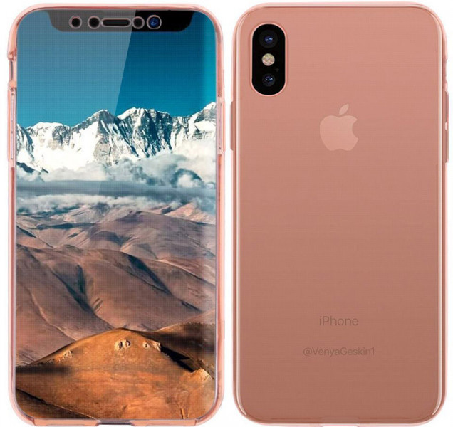 - Toto 360 Fully-covered TPU case iPhone X Rose Gold